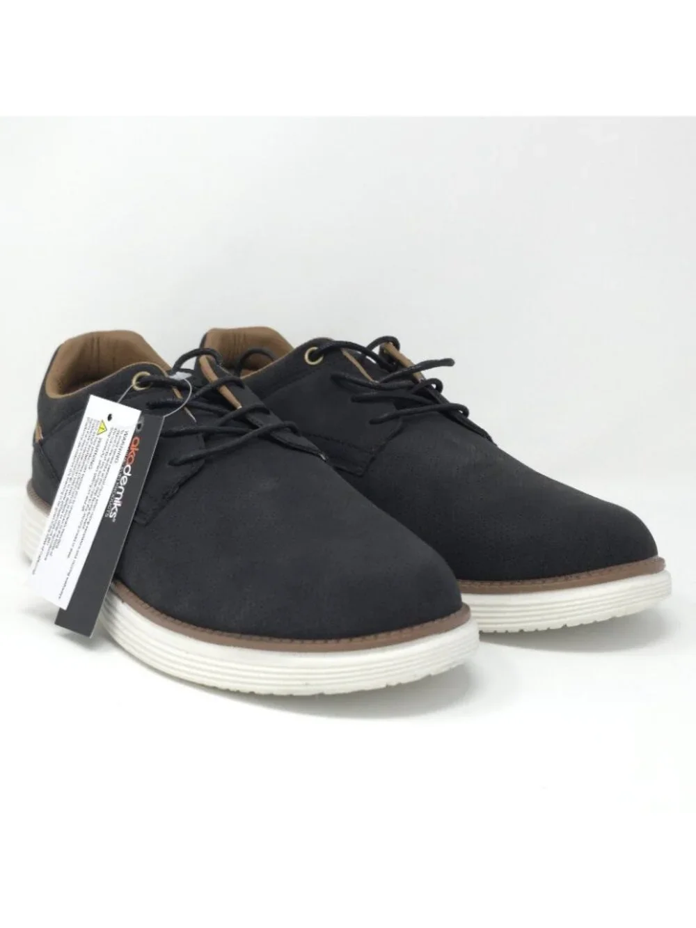 New Akademiks Dayton Black Oxford Dress Shoes Men’s 11 Comfort